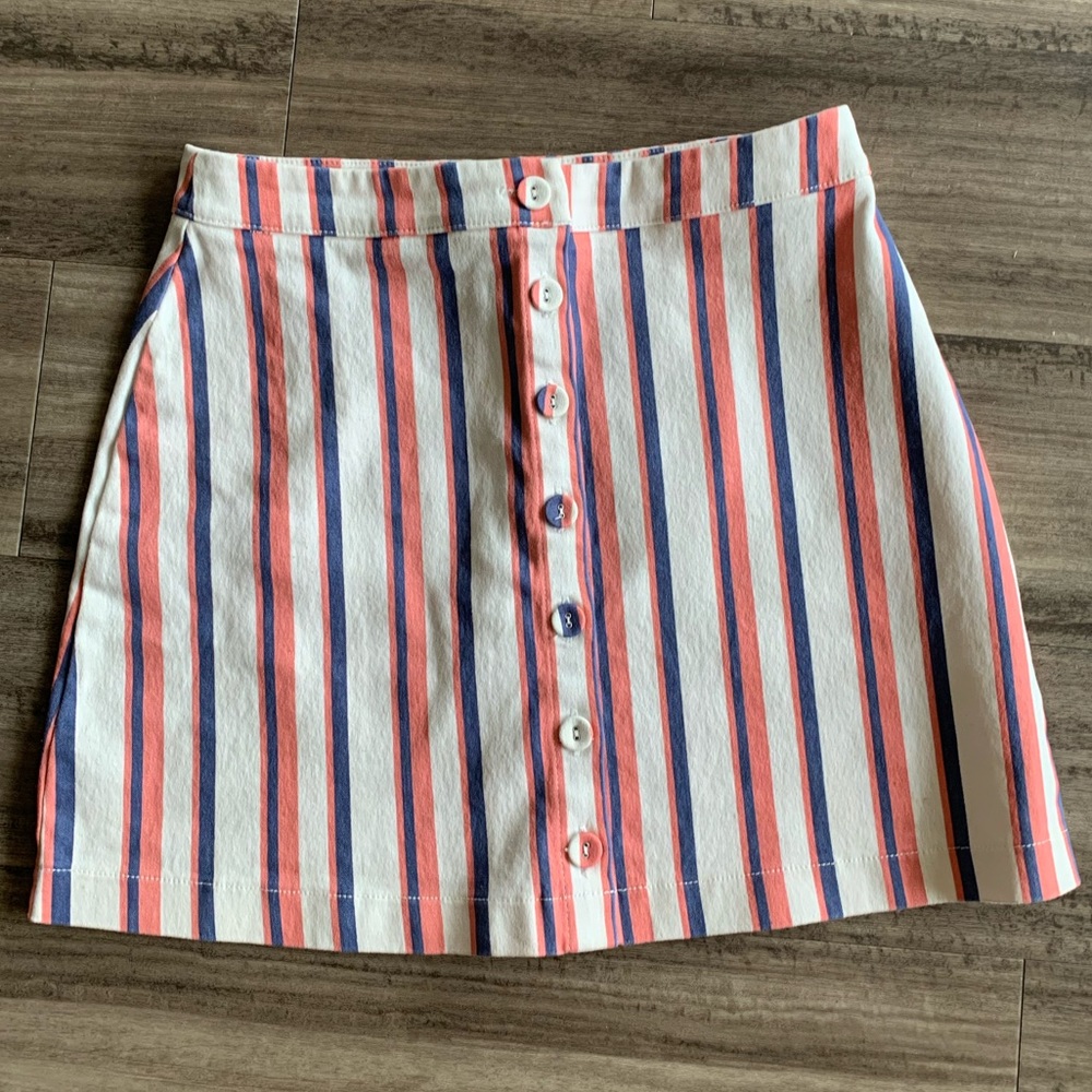 Retro Striped Mini Skirt 🍭